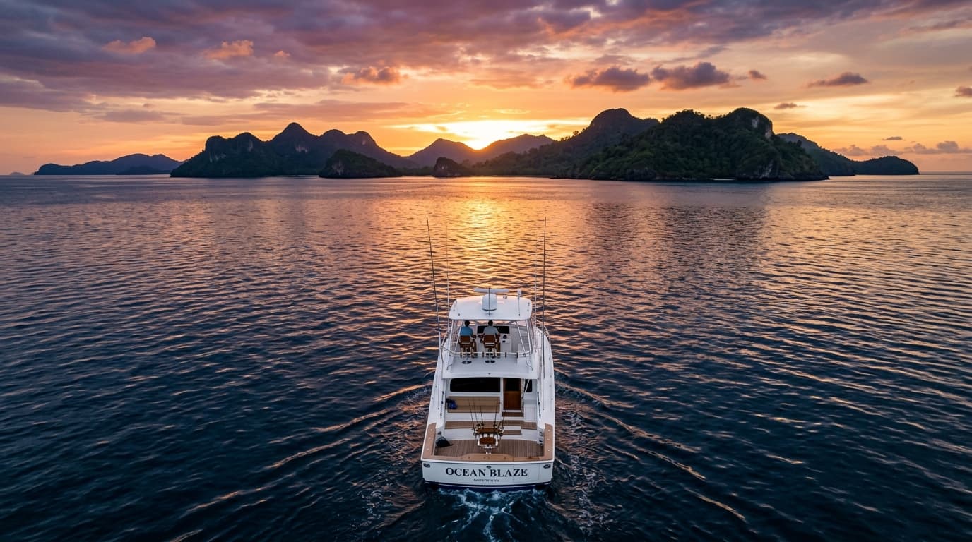 Golden Hour Ocean Voyage